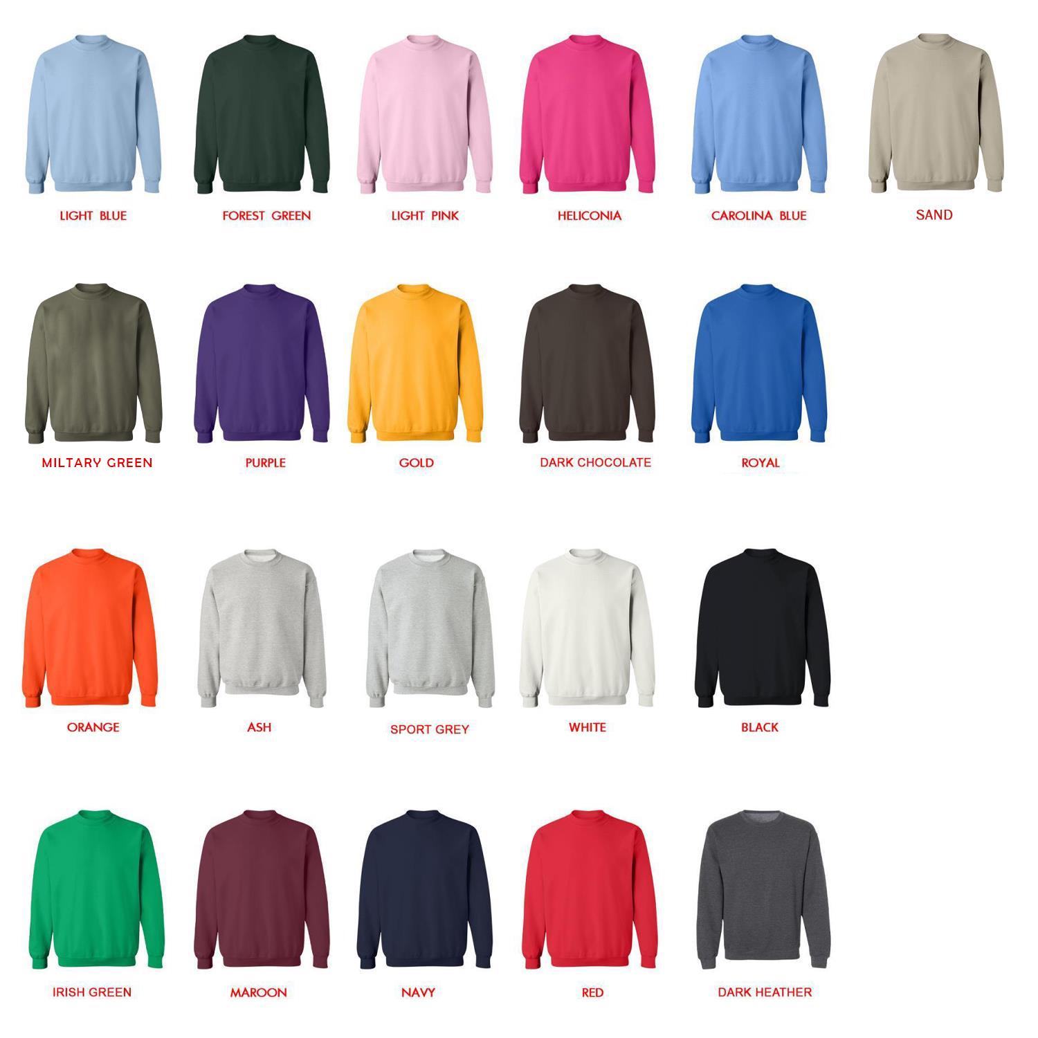 sweatshirt color chart - Tokyo Ghoul Shop