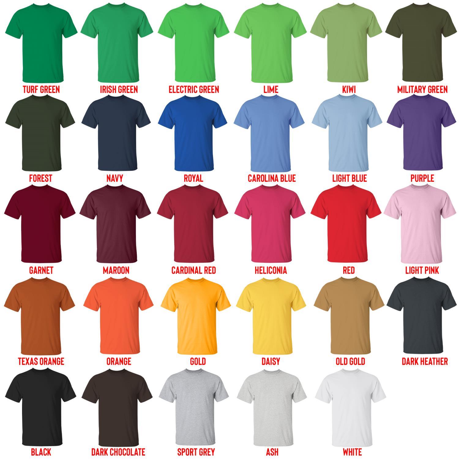 t shirt color chart - Tokyo Ghoul Shop
