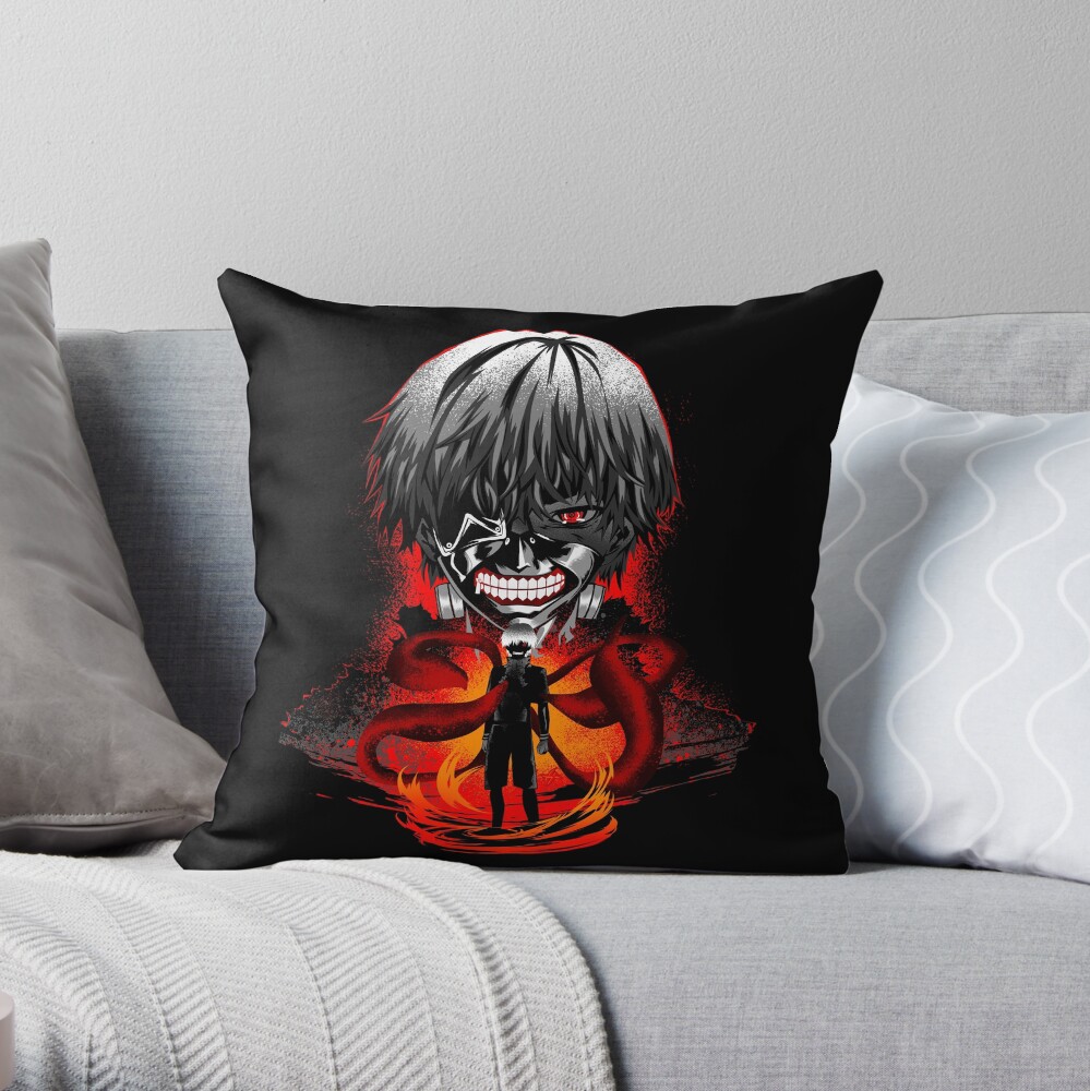 Cool One Eyed King Throw Pillow