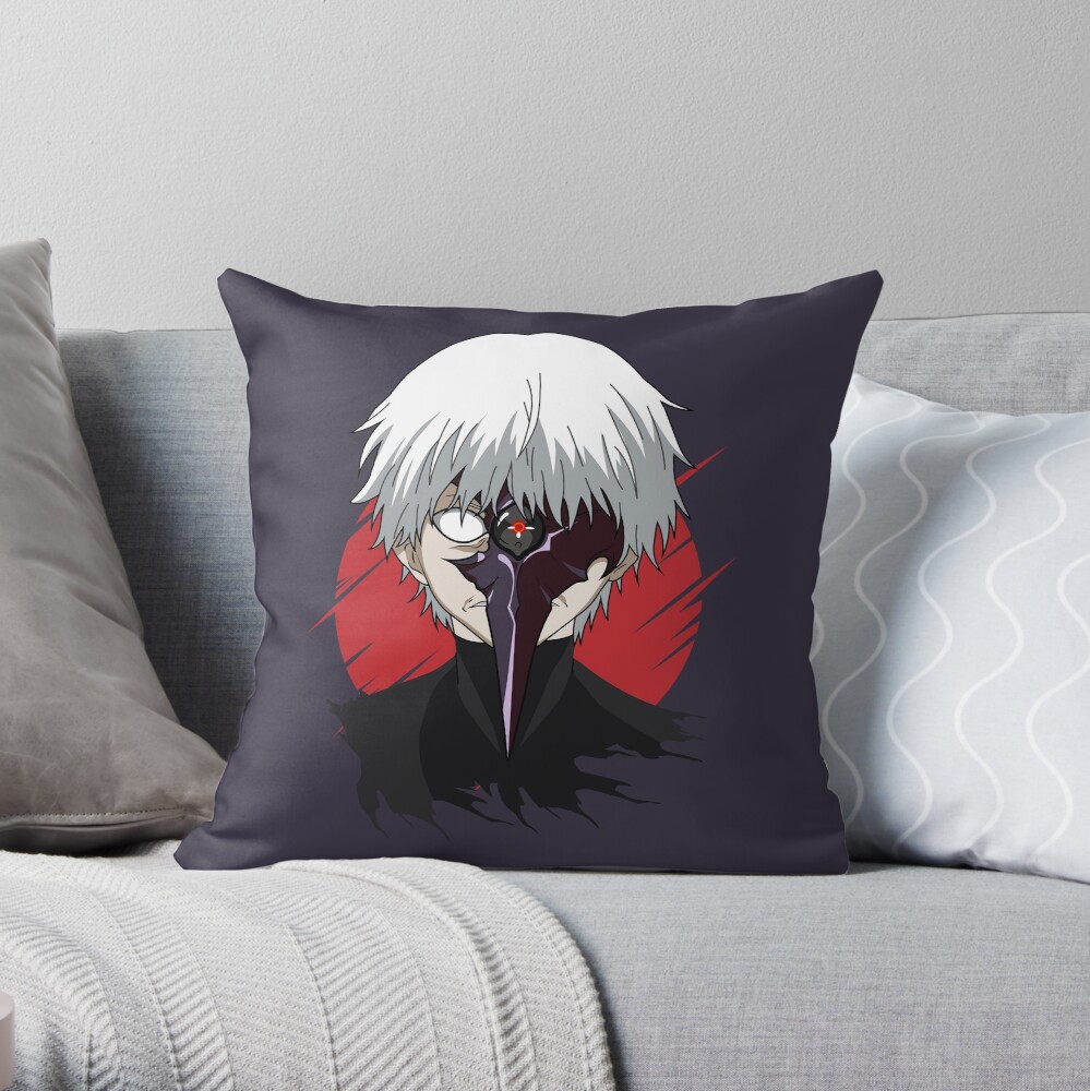 Natural Beauty Thoughtful Deeply Creative Tokyo Ghoul Throw Pillow