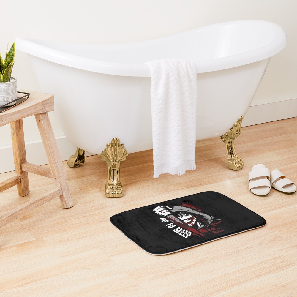 Jeff The Killer Go To Sleep Bath Mat - Image 2