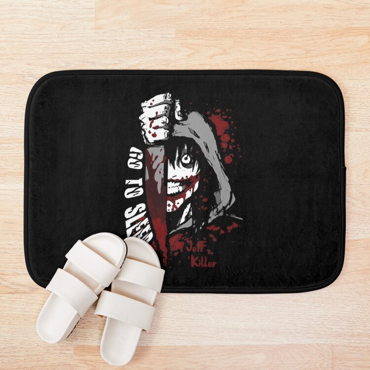 Jeff The Killer Go To Sleep Bath Mat - Image 3