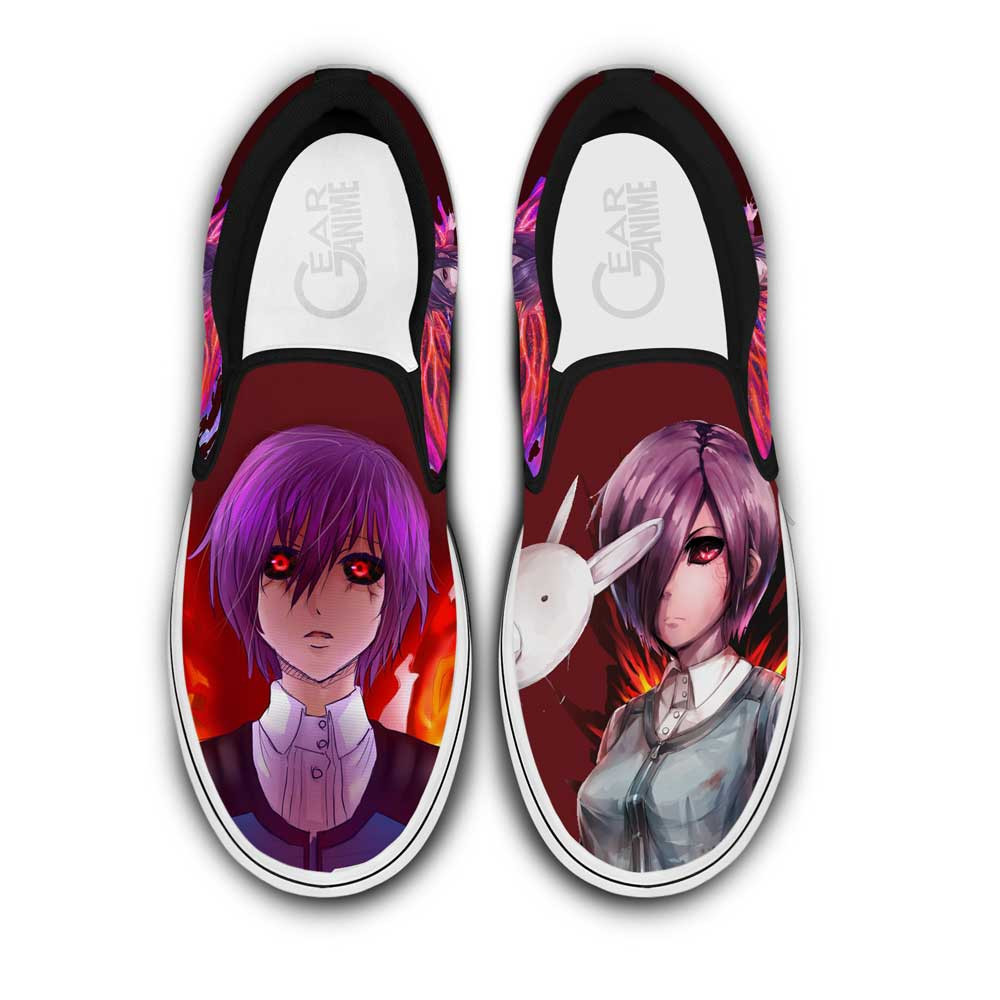 Touka Kirishima Canvas Anime Tokyo Ghoul Slip-On