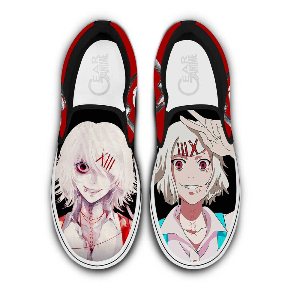 Juuzou Suzuya Canvas Anime Tokyo Ghoul Slip-On