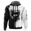 Ken Kaneki Tokyo Ghoul Zip Hoodie Jacket FRONT mockup - Tokyo Ghoul Shop