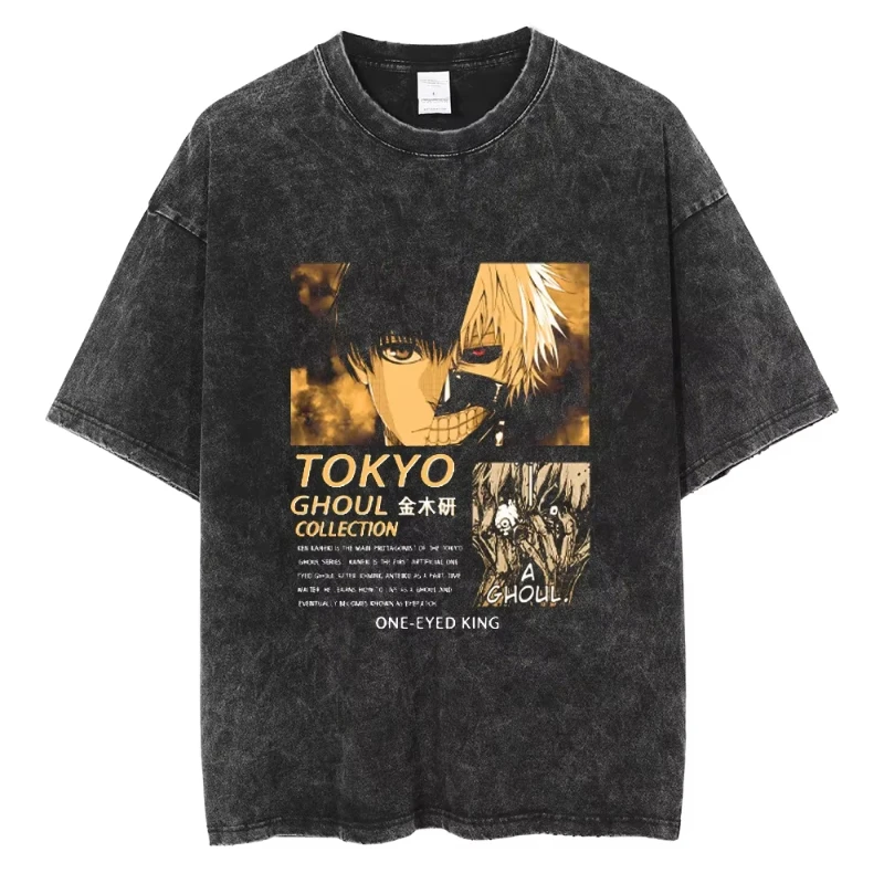 Tokyo Ghoul Kaneki Coleection Mineral Wash T-Shirt