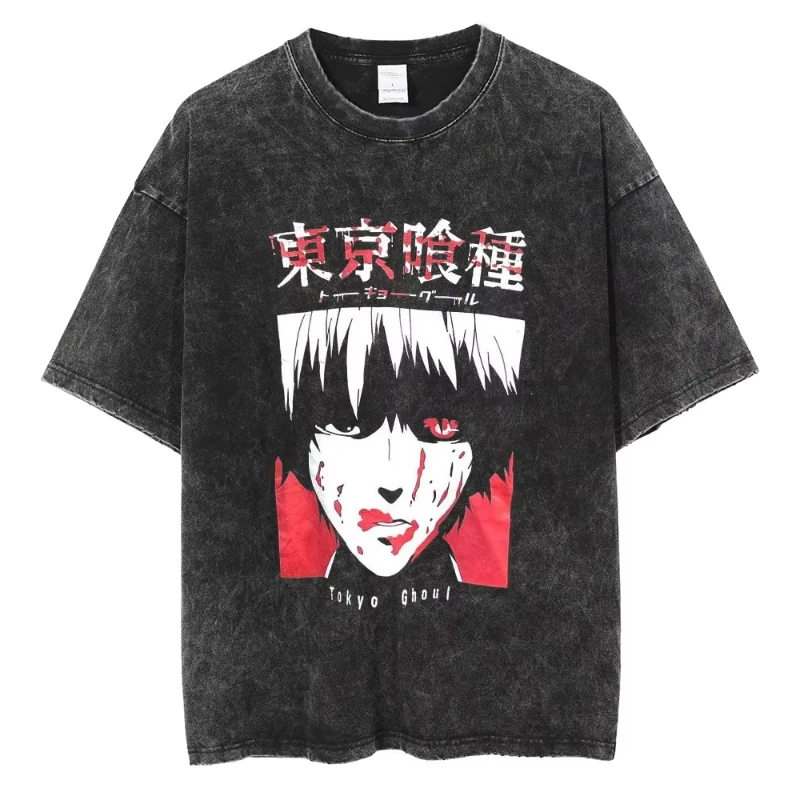 Tokyo Ghoul Bloody Kaneki Mineral Wash T-Shirt