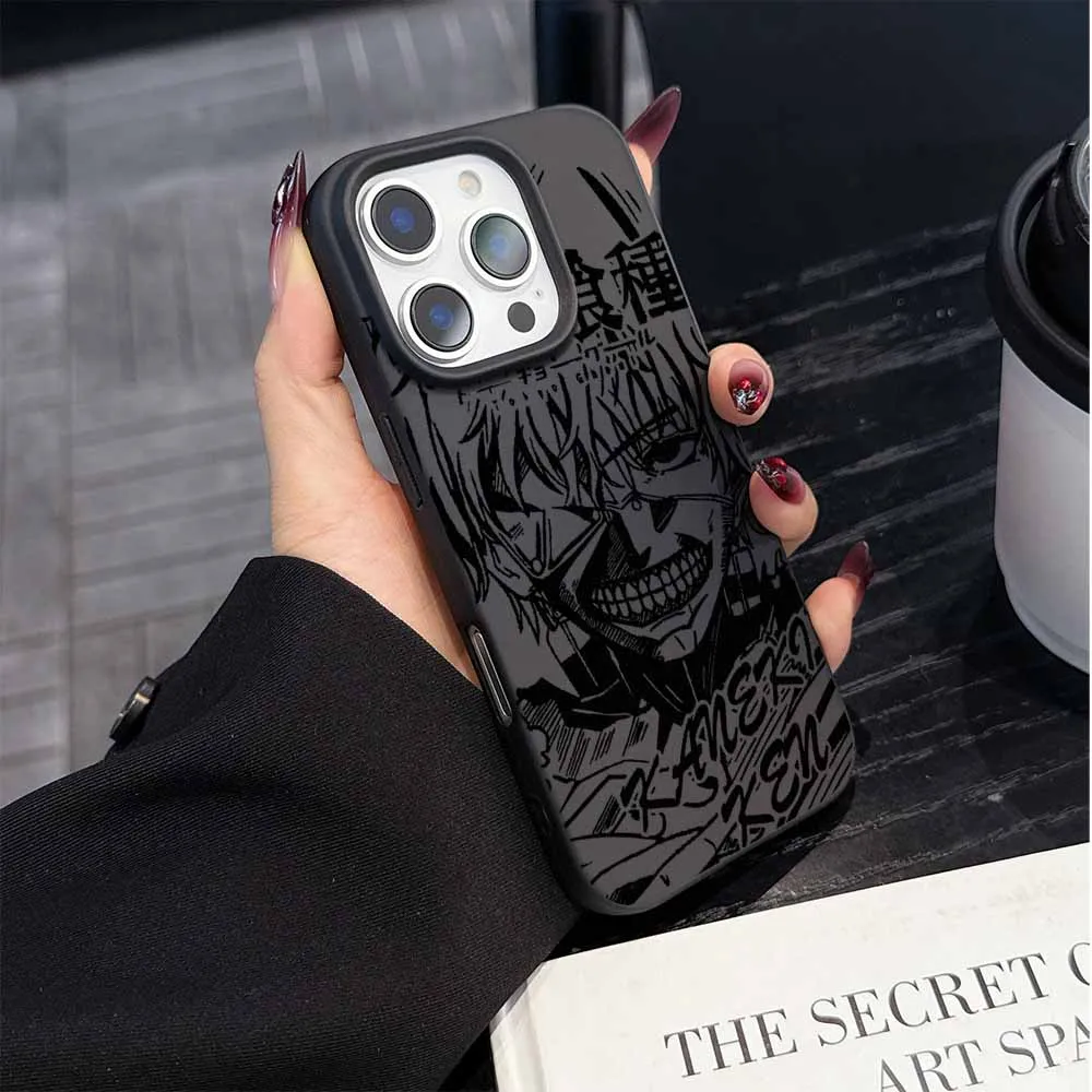Tokyo Ghoul Anime Kaneki Black And Grey Iphone Case