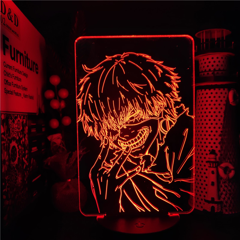 Tokyo Ghoul Color 3D Lamp