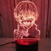 Tokyo Ghoul 3D Lamp Anime Kaneki Ken Juuzou Led Night Light for Kids Bedroom Decoration Nightlight 13 - Tokyo Ghoul Shop