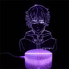 Tokyo Ghoul 3D Lamp Anime Kaneki Ken Juuzou Led Night Light for Kids Bedroom Decoration Nightlight 15 - Tokyo Ghoul Shop