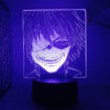 Tokyo Ghoul Kaneki Ken 3d Led Lamp for Bedroom Night Lights Anime Mange Figure Avatar Room 9 - Tokyo Ghoul Shop