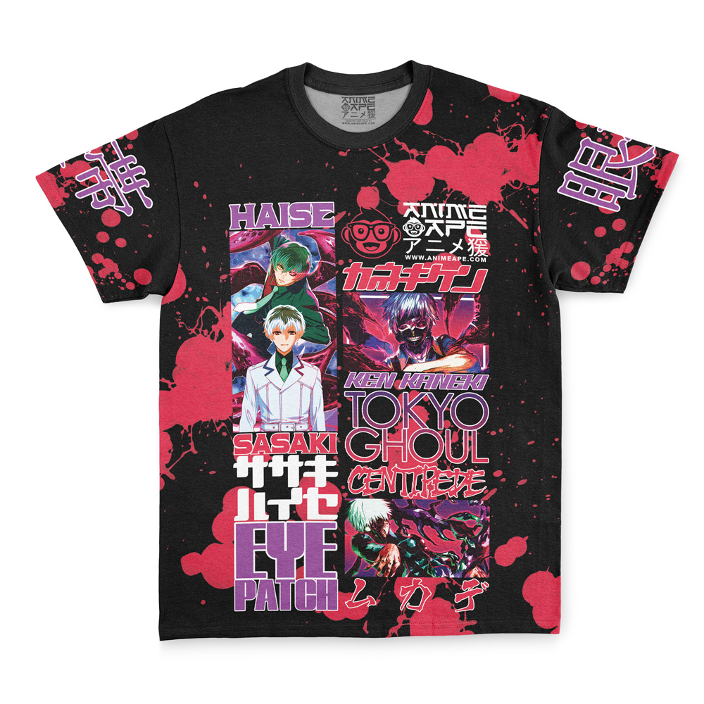 Kaneki Ken V2 Tokyo Ghoul Streetwear T-Shirt - Image 3