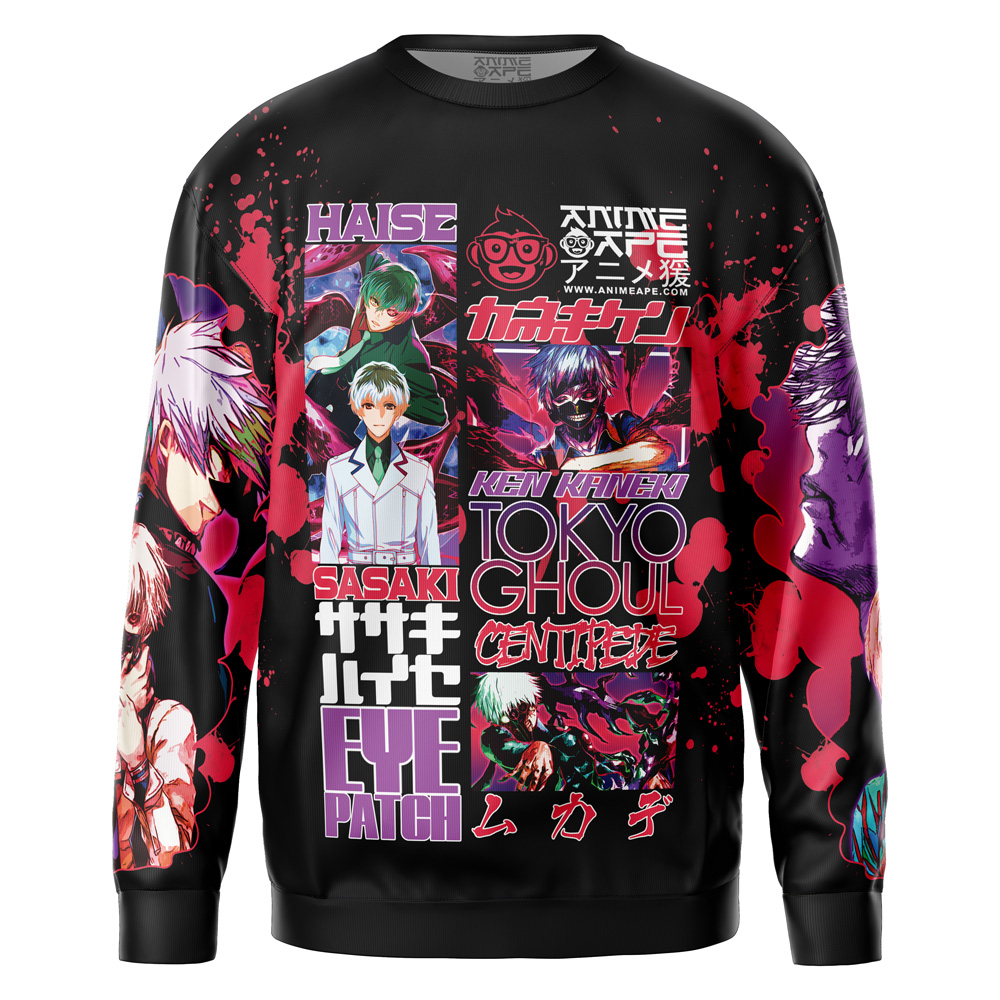 Kaneki Ken V2 Tokyo Ghoul Streetwear Sweatshirt - Image 2