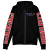 kaneki Zip Hoodie Front Mockup - Tokyo Ghoul Shop
